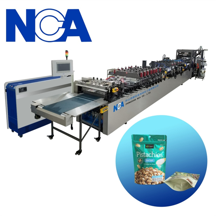 NCA600SZL 三邊封、自立、拉鏈袋制袋機